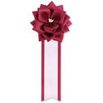 リボン徽章 記章 胸章 小リボンバラ サテン YONEOKA RIBBON