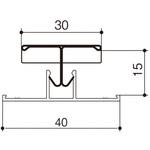 金属サイディング用連結オ型(スパンS用) 旭トステム外装