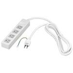 BTWMTJ3450WH 3ピン式電源タップ マグネット&2重構造 4個口/5m ホワイト BUFFALO(バッファロー)
