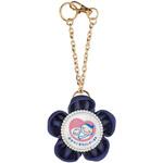 マタニティマーク キーホルダー フラワーシフォンロゼット YONEOKA RIBBON