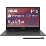 CM1402FM2A-EC0046 ASUS Chromebook CM14 Flip (MediaTek Kompanio 520/8GB/eMMC・64GB/光学ドライブなし/Chrome OS/Officeなし/14型/タッチパネル/スタイラスペン) ASUS TeK