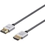 BSHDPS20SV HDMIケーブル プレミアム認証 スリム 2.0m シルバー BUFFALO(バッファロー)