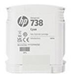4J6Y5A HP738インクカートリッジ シアン 56ml HP(日本ヒューレット・パッカード)