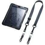 PDA-IPAD1620BK iPad 10.2インチ 前面保護フィルター付耐衝撃ケース サンワサプライ