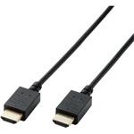HDMIケーブル プレミアム スリム 4K対応 高速 ノイズ耐性 イーサネット対応 エレコム