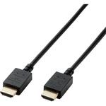 HDMIケーブル プレミアム 4K対応 やわらか 小型コネクタ 高速 高画質 イーサネット対応 エレコム