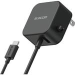 スマホ充電器 AC充電器 タイプC USB-C ケーブルクリップ スマホ タブレット エレコム