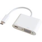 GP-CV15H/W USB Type-C VGA変換アダプター(PD充電対応) ホワイト GOPPA