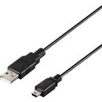 BU2AMNK05BK USB2.0 A to miniB環境対応ケーブル 0.5m ブラック BUFFALO(バッファロー)