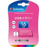 USBフラッシュメモリ ピンク Verbatim