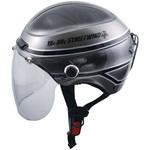 ハーフ型ヘルメット STR-Z JT vintage(ライトスモークシールド標準装備) TNK工業(SPEEDPIT)