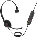 4093-419-299 コンタクトセンター用ヘッドセット 有線 USB-C 片耳 コントローラー付き Jabra Engage 40 - (Inline Link) USB-C UC Mono GNオーディオ