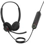 4099-419-299 コンタクトセンター用ヘッドセット 有線 USB-C 両耳 コントローラー付き Jabra Engage 40 - (Inline Link) USB-C MS Stereo GNオーディオ