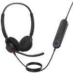 4099-413-299 コンタクトセンター用ヘッドセット 有線 USB-C 両耳 コントローラー付き Jabra Engage 40 - (Inline Link) USB-C UC Stereo GNオーディオ