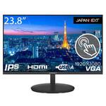 JN-IPS238FHD-T タッチパネル液晶ディスプレイ 23.8型/1920×1080/HDMI×1、VGA×1/ブラック/スピーカー JAPANNEXT