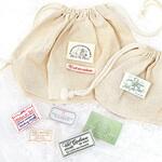 ジュートスクエアトートバッグ NBK