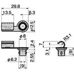 AC-1025-Q-13 ステンレス クイックブッシュ(Φ6用) TAKIGEN(タキゲン)