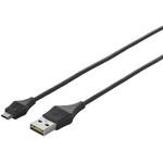 BSUAMBDU202BKA どっちもUSB2.0ケーブル(A to microB) 0.2m ブラック BUFFALO(バッファロー)