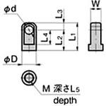 B-486-MB-1 B-486用ブラケット用固定ジョイント TAKIGEN(タキゲン)