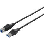 BSUABU330BK ユニバーサルコネクター USB3.0 A to B ケーブル 3.0m ブラック BUFFALO(バッファロー)