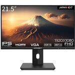JN-I215FLFHSP 液晶ディスプレイ 21.5型/1920×1080/HDMI×VGA×1/ブラック/スピーカー：有 JAPANNEXT