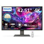 439P1/11 液晶ディスプレイ 42.5型/3840×2160/USB-C、DisplayPort、HDMI/ブラック/スピーカー：あり/5年間フル保証 Philips