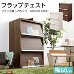 収納家具【DEALS ディールズ 】 フラップ扉3枚タイプ ホームテイスト