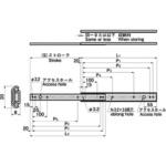 小型スライドレール(L500) TAKIGEN(タキゲン)