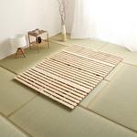 すのこベッド二つ折り式 檜仕様(ダブル)【涼風】 ホームテイスト