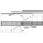 KC-1411-16 重量用スライドレール(L1=406.4) TAKIGEN(タキゲン)