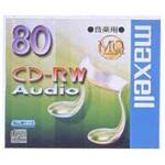 音楽専用CD-RWメディア 80分 1枚ケース入り マクセル