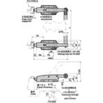 FA-621・721-2用パイプ(988) 密閉用連動ハンドル用パイプ(全長988) TAKIGEN(タキゲン)