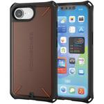 PM-A25SZEROD3BK iPhone 16e ケース ハイブリッド 特殊素材D3O 超耐衝撃 ストラップホール付 フィルム付 ZEROSHOCK エレコム