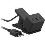 67W 充電器 一体型ケーブル1.5m USB Type-C×2 USB-A×1 高出力 PD/PPS対応 クリップ式固定 GaNII Plus エレコム