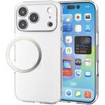 PM-A25CUCTKCR iPhone17 Pro ケース ソフト 磁気吸着対応メタルステッカー付 極限保護 エレコム