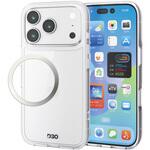PM-A25CD3OTCR iPhone17 Pro ケース ハイブリッド D3O(R) 超衝撃保護 磁気吸着対応メタルステッカー付 エレコム
