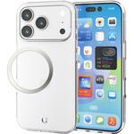 PM-A25CUCTCR iPhone17 Pro ケース ソフト 薄型 磁気吸着対応メタルステッカー付 エレコム