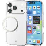 PM-A25CUCT3CR iPhone17 Pro ケース ソフト 薄型 磁気吸着対応メタルステッカー付 高透明 エレコム