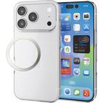 PM-A25CPV06CR iPhone17 Pro ケース ハード 極薄 磁気吸着対応メタルステッカー付 エレコム