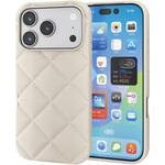 iPhone17 Pro ケース ソフト 衝撃吸収 キルティング風デザイン エレコム