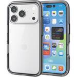 iPhone17 Pro ケース ハイブリッド 衝撃吸収 軽量 AirShock エレコム