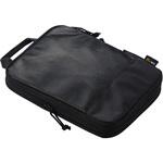 圧縮パッキングキューブ 圧縮ポーチ トラベルポーチ 衣類仕分け 2気室 撥水 CORDURA YKKファスナー エレコム