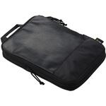 圧縮パッキングキューブ 圧縮ポーチ トラベルポーチ 衣類仕分け 2気室 撥水 CORDURA YKKファスナー エレコム