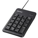 有線テンキーボード Tabキー付き ブラック BUFFALO(バッファロー)