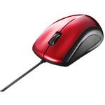 BSMLU100RD 有線レーザー式マウス 静音/3ボタン レッド BUFFALO(バッファロー)