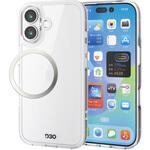 PM-A25AD3OTCR iPhone17 ケース ハイブリッド D3O(R) 超衝撃保護 磁気吸着対応メタルステッカー付 エレコム