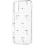 iPhone17 ケース ソフト 衝撃吸収 リボンデザイン エレコム