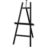 木製イーゼル 茶塗装 光