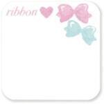 MOW820 シール&アイロン両用ネームタグ リボン KIYOHARA(清原)