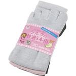 5030 絹はいいぞぉ!!シルク快適5本指 女性用3足組 天牛(富士手袋工業)